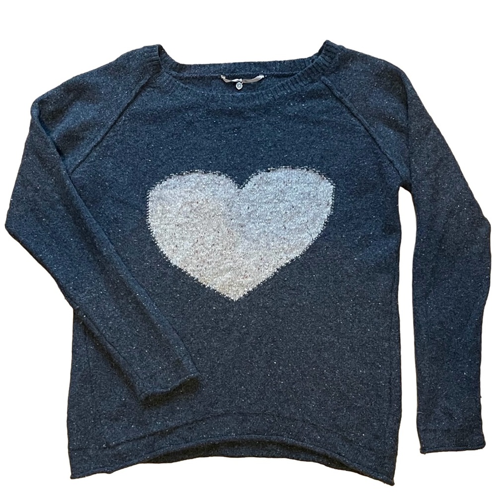 Propaganda Women’s Lambswool Sweater – Heart Graphic